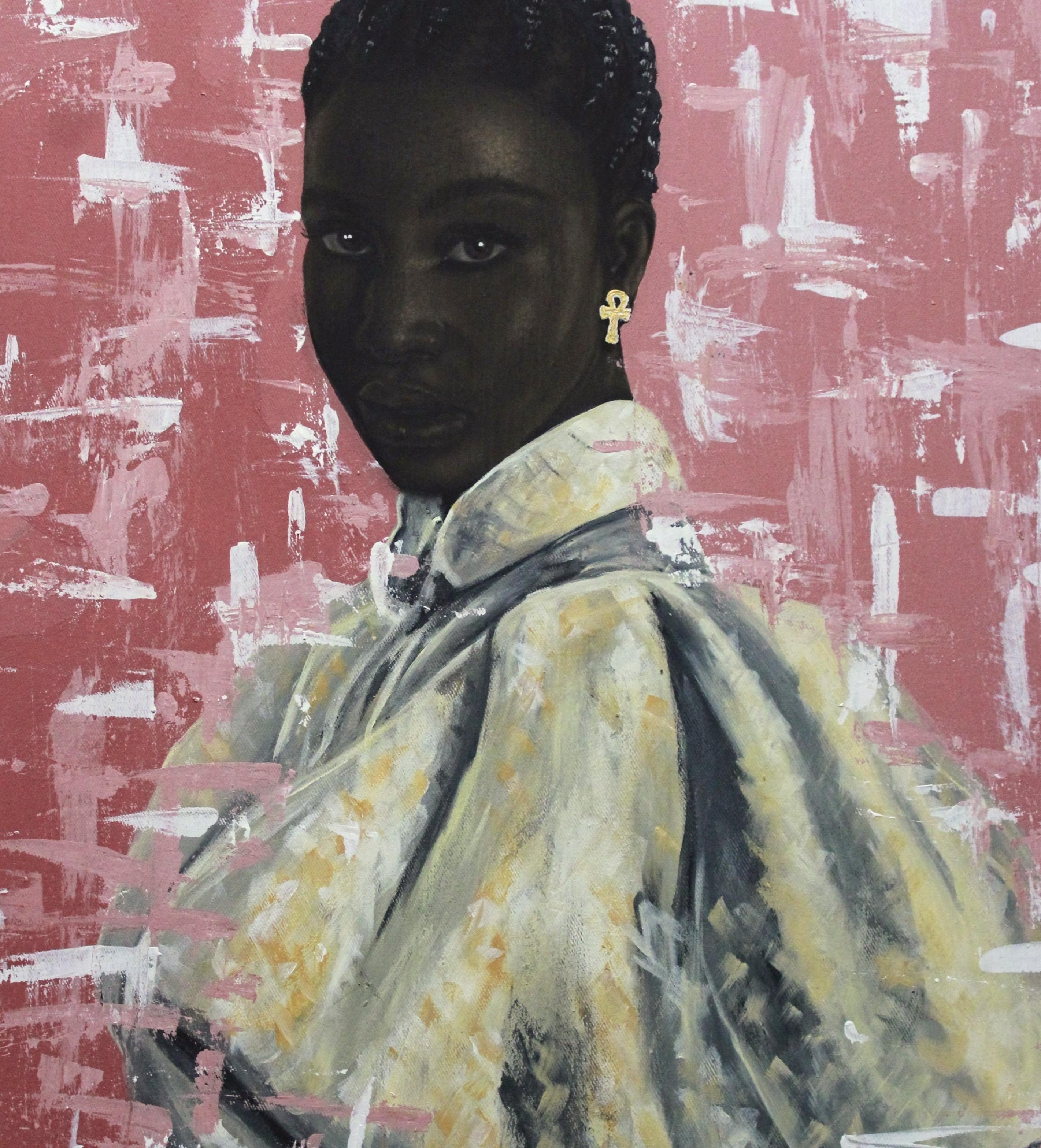 Atunbi (Wiedergeburt) - 21. Jahrhundert, Zeitgenössisch, Figuratives Porträt, Afrika Frauen im Angebot 2