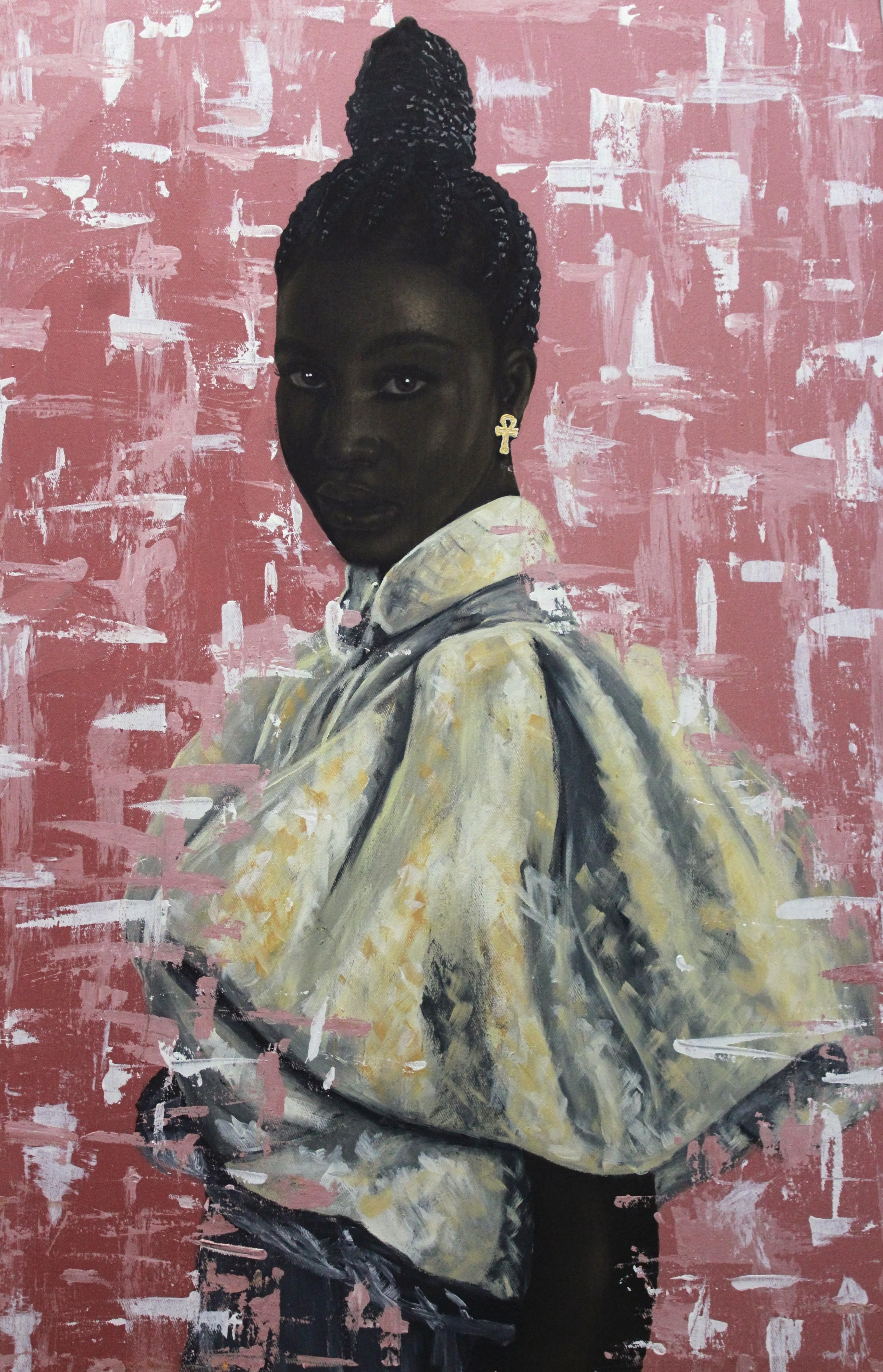 Atunbi (Rebirth) - 21st Century, Contemporary, Figurative Portrait, Africa Women