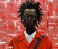 His Confidence - 21st Century, Contemporary, Figurative Portrait, Africa, Men