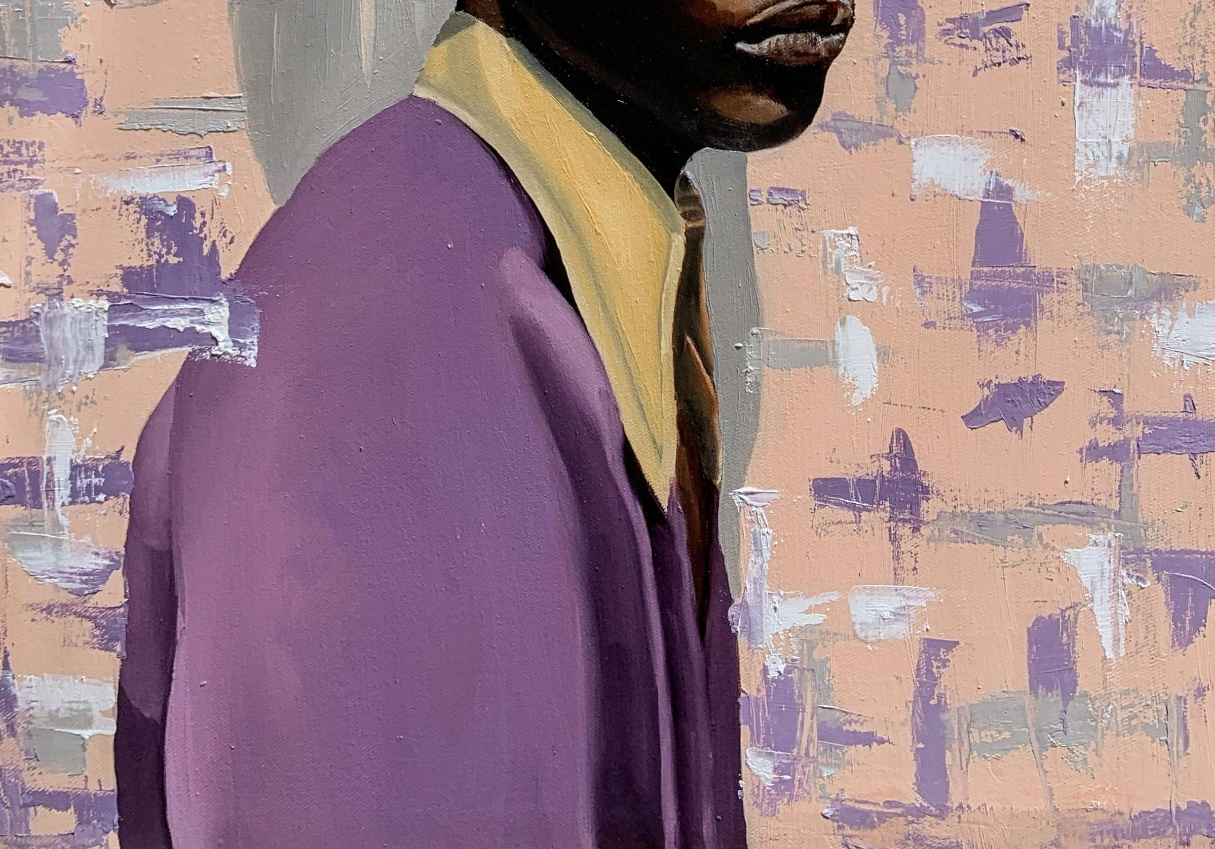 So ist das Leben - 21. Jahrhundert, Zeitgenössisch, Figuratives Porträt, Afrika, Männer im Angebot 1