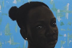 Senza titolo -  21° secolo, Contemporaneo, Ritratto figurativo, Africa, Capelli di donna