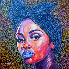 Head Tie 2 - 21st Century, Contemporary, Figurative Indigenous, Women, African