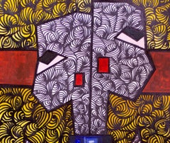 Identical Twin - 21st Century, Contemporary, Figurative Indigenous Art, Cultural