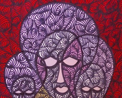 Wise Women - 21st Century, Contemporary, Figurative Indigenous Art, Cultural