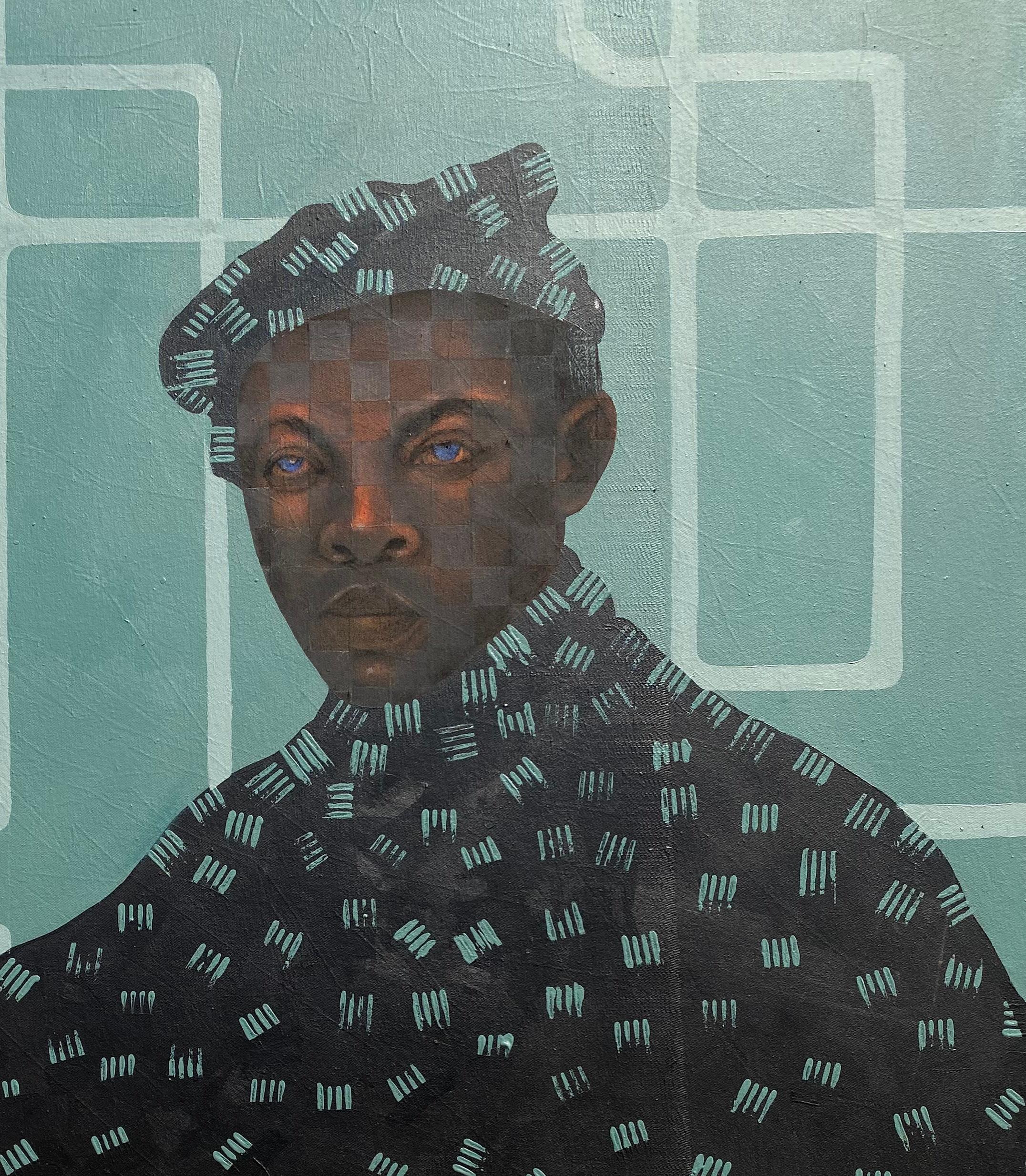 Daily Diary - Contemporary Painting by Oluwatosin Ogunniyi 