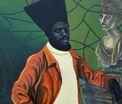 Tesoro - 21° secolo, Contemporaneo, Ritratto figurativo, Tecnica mista, Africa