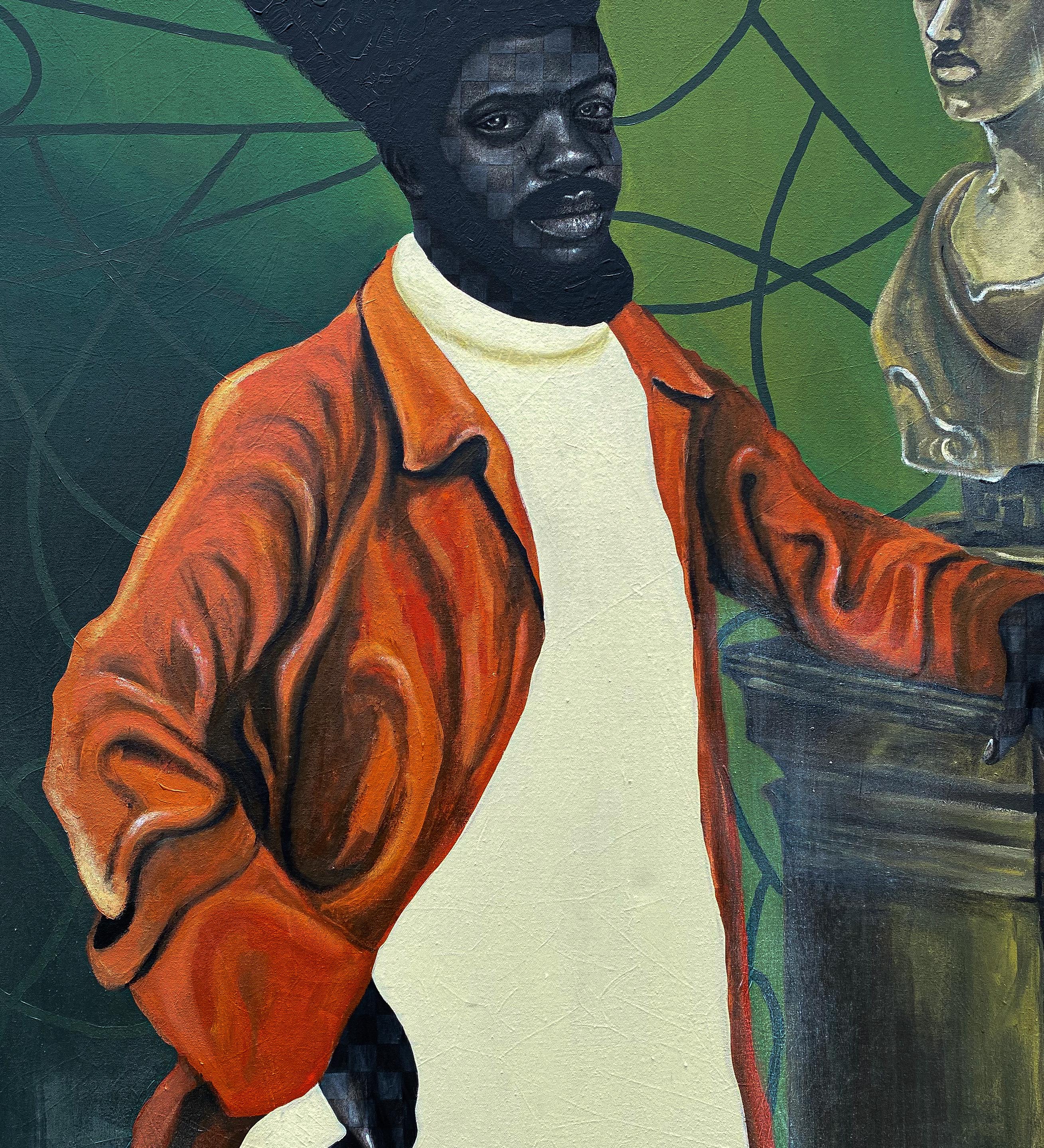 Procedimiento de envío
Envío GRATIS a todo el mundo
Se envía en un tubo bien protegido desde Nigeria
Esta obra es única, no es un grabado ni otro tipo de copia.
Acompañado de un Certificado de Autenticidad

Esta intrigante obra de arte muestra una