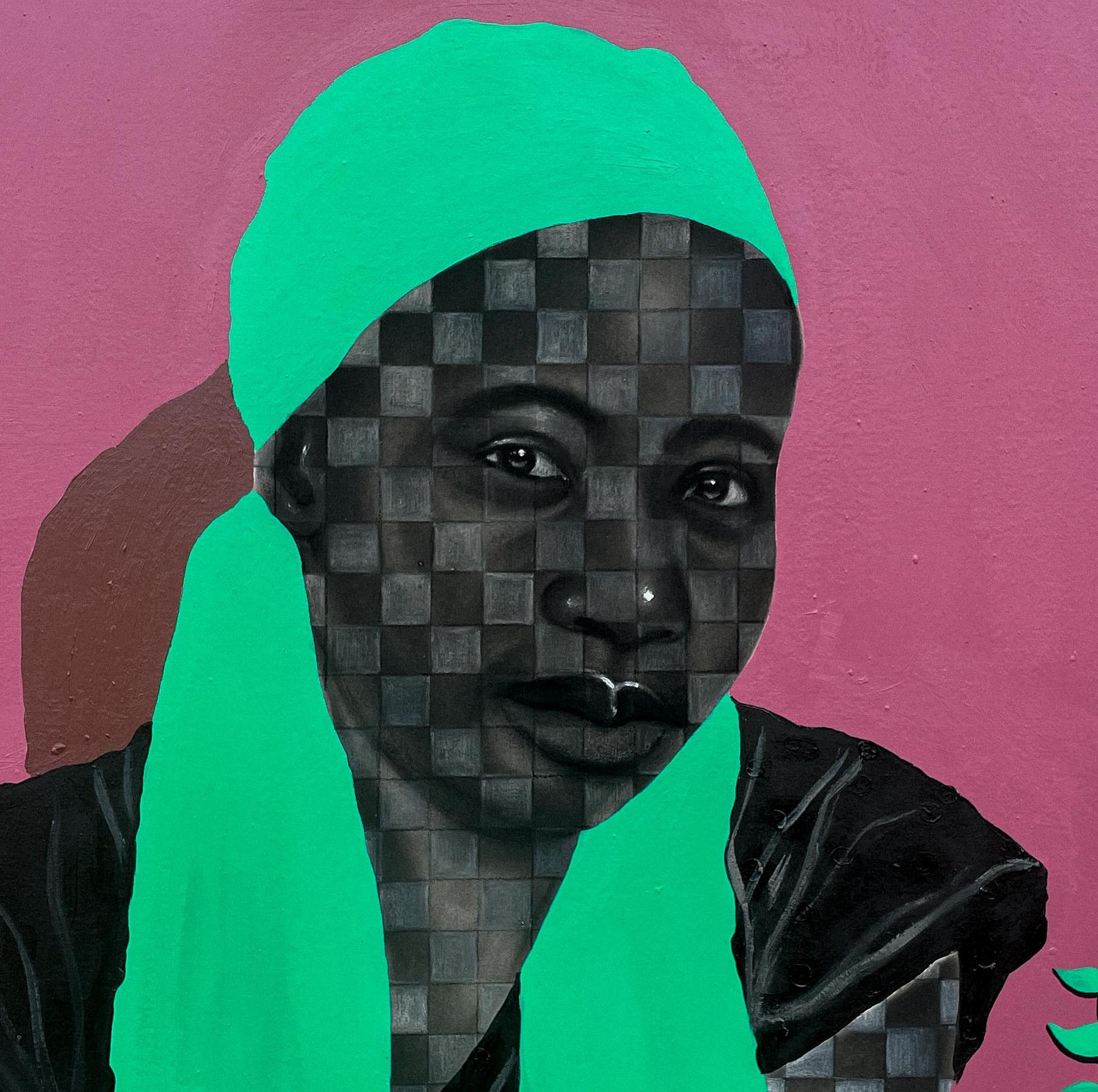 Expansive Potentials (Feminine Epidemic Series) - Painting by Oluwatosin Ogunniyi 