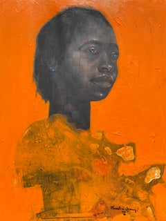In Her III - 21st Century, Contemporary, Figurative Portrait, Black Women Face