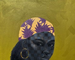 Pathfinder 3 - 21st Century, Contemporary, Figurative Portrait, Black Women Face