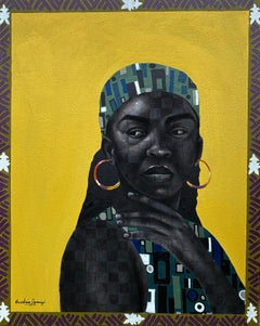 Pathfinder 4 - 21st Century, Contemporary, Figurative Portrait, Black Women Face