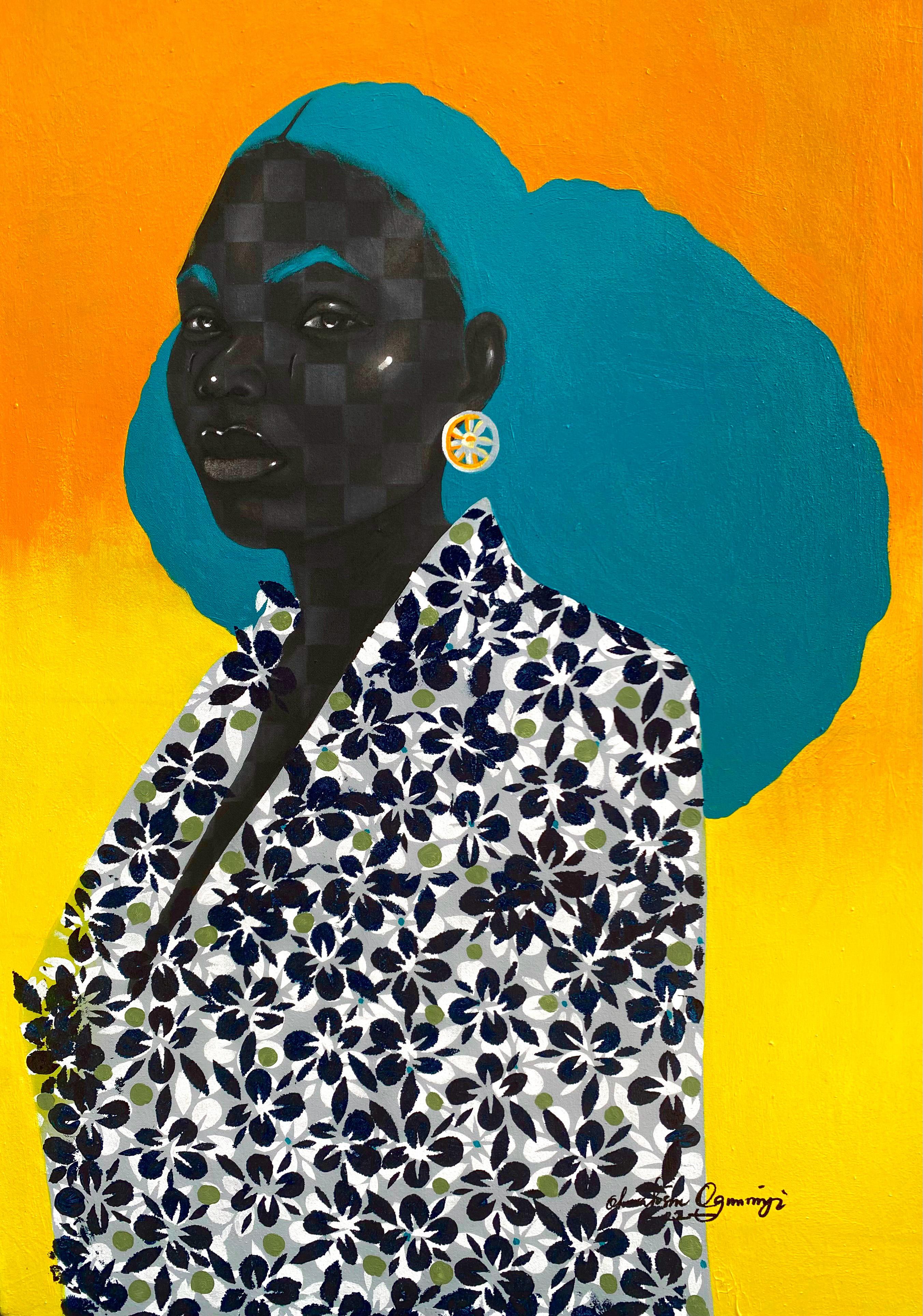 Oluwatosin Ogunniyi  Portrait Painting - Resilience