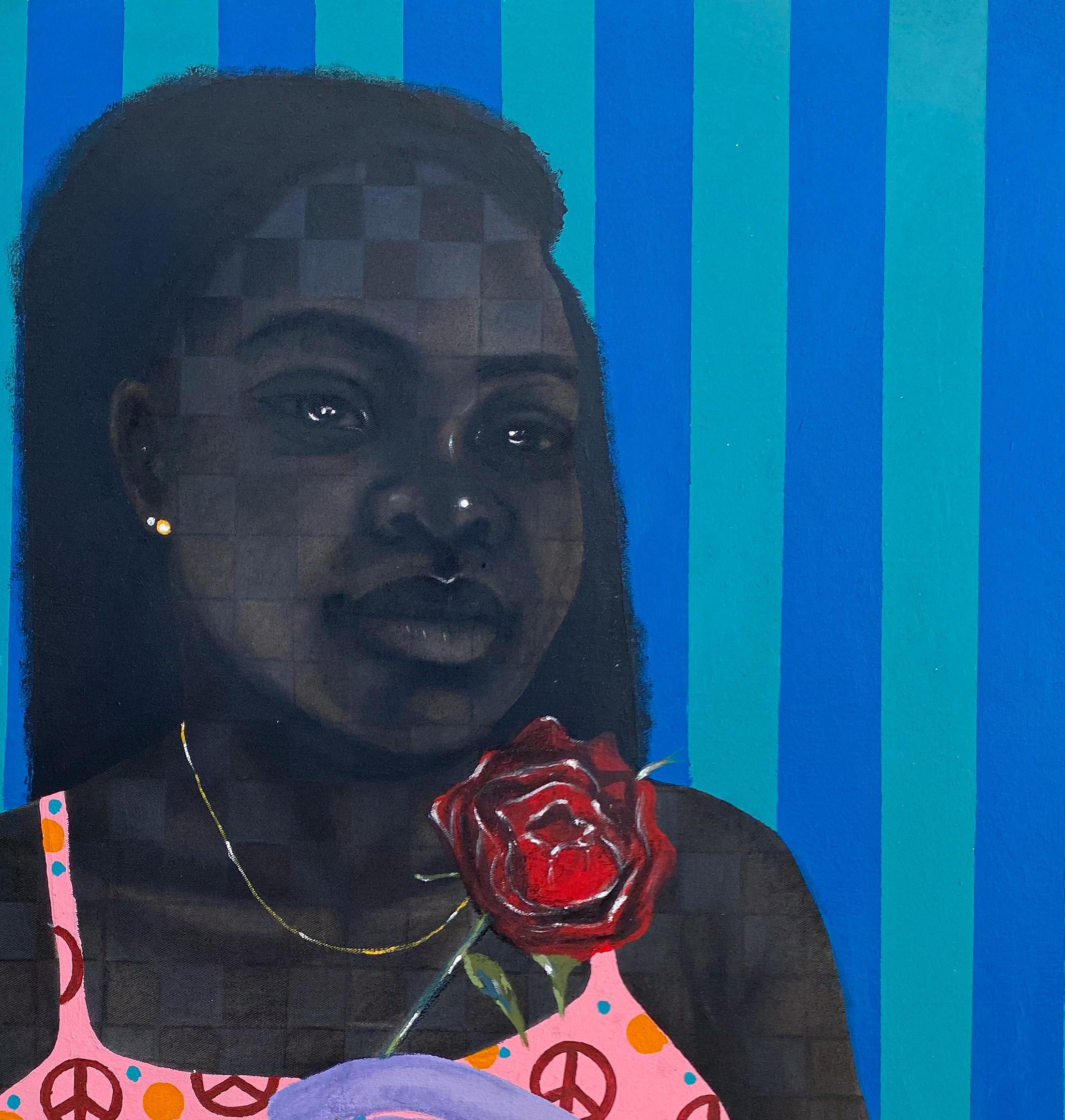 Nuances d'amour - Contemporain Painting par Oluwatosin Ogunniyi 