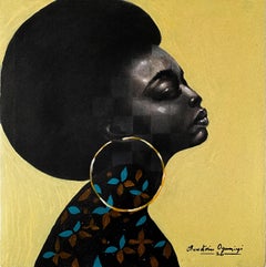 Soliloquizing 1 - 21st Century, Contemporary, Figurative, Portrait, Modern Black