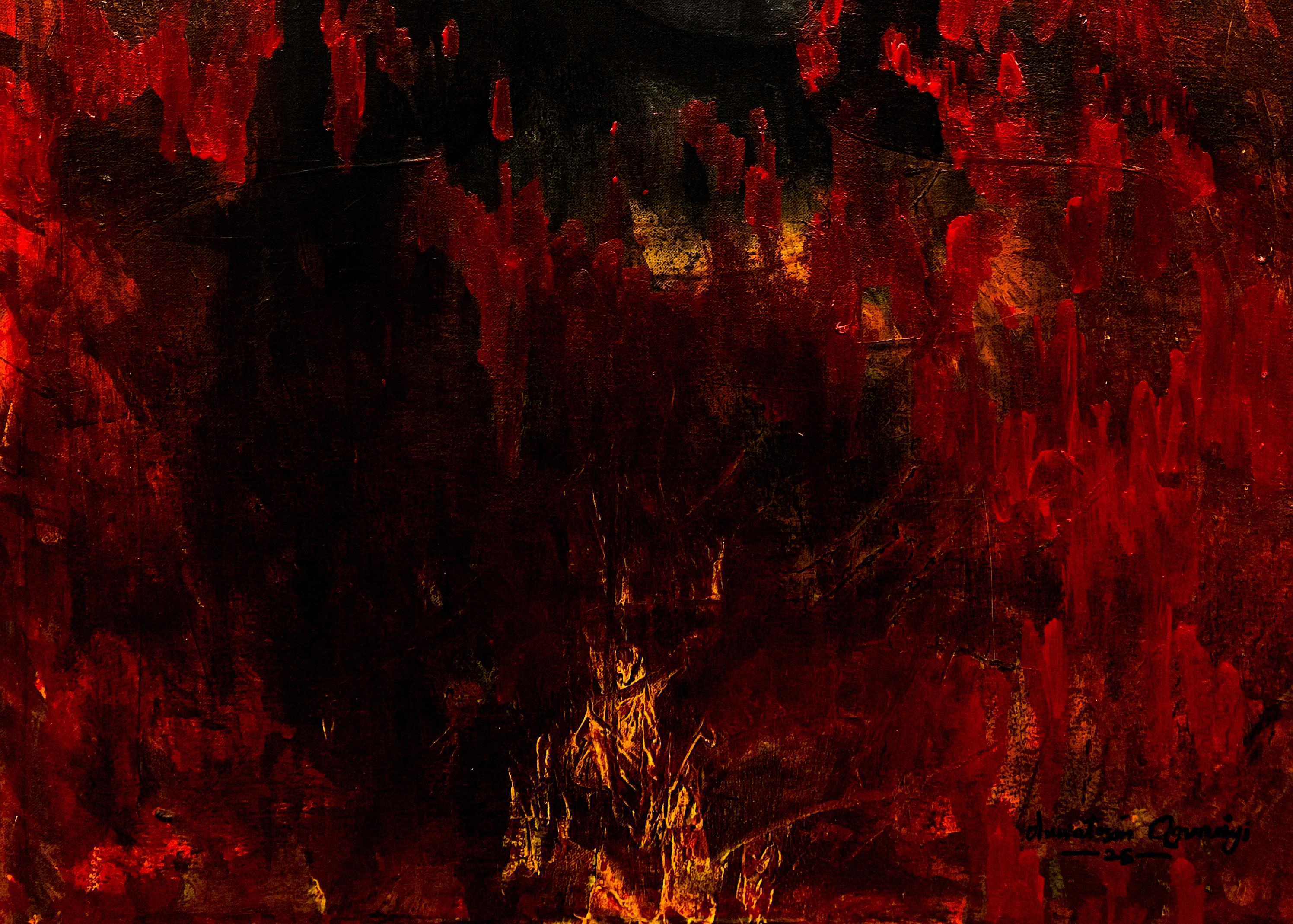 Truth never dies …Like a seed buried deep, it will sprout again 
Through fire and darkness, her eyes do not look away.
Lies can burn, time can hide, but truth lives on, waiting to be seen again.

Shipping Procedure
Ships in a well-protected tube