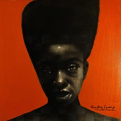 Avec toi - 21e siècle, contemporain, figuratif, portrait, moderne, Afrique