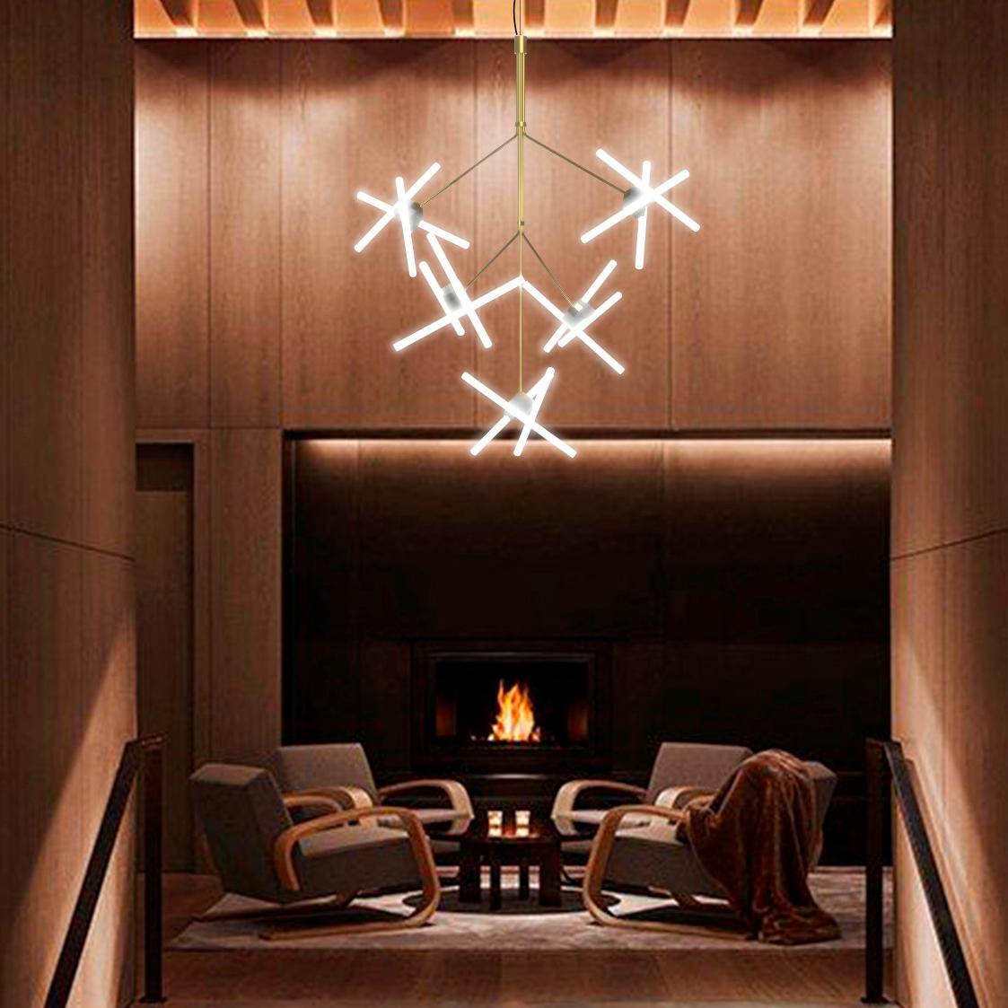 Brass Olvidada Chandelier Lamp by Pepe Cortés for BD Barcelona For Sale