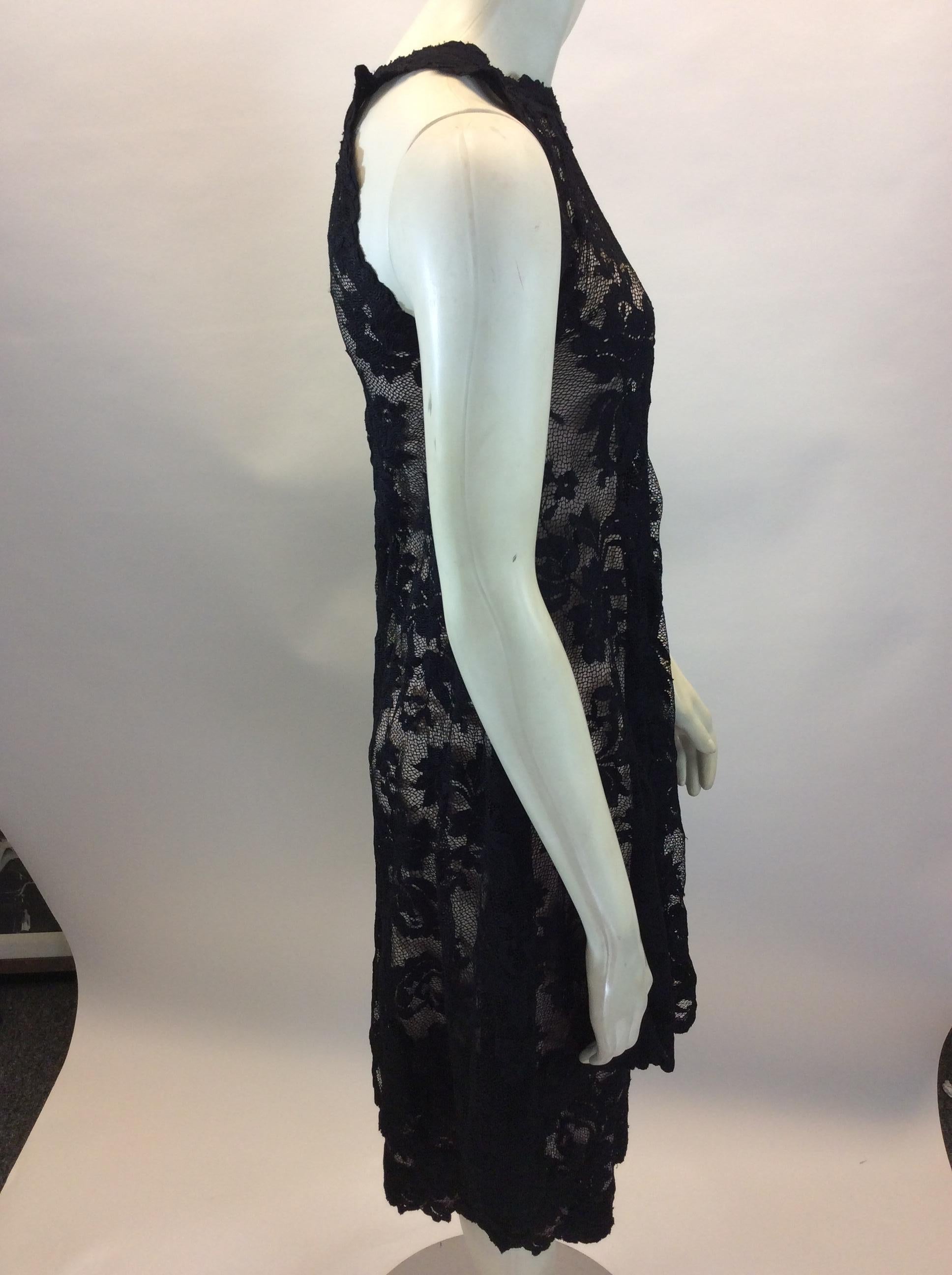 Women's Olvi's Black Lace Dress For Sale