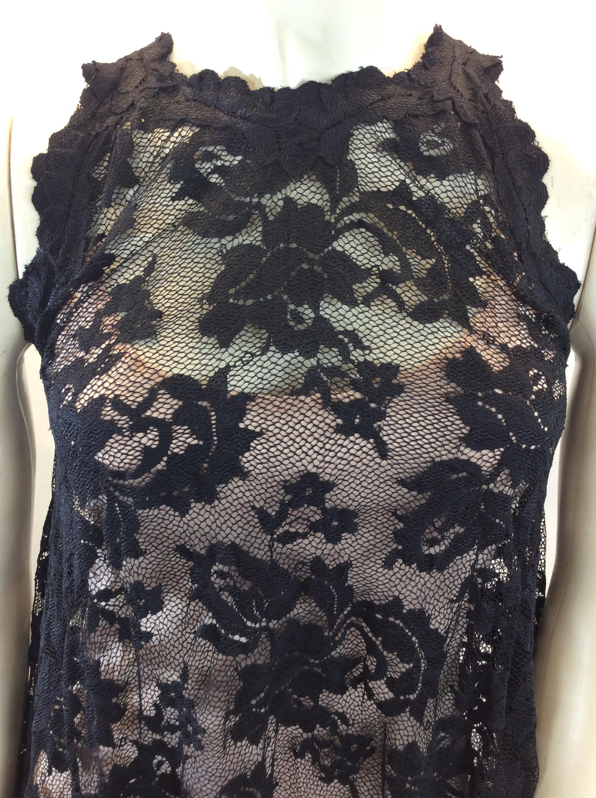 Olvi's Black Lace Dress For Sale 1