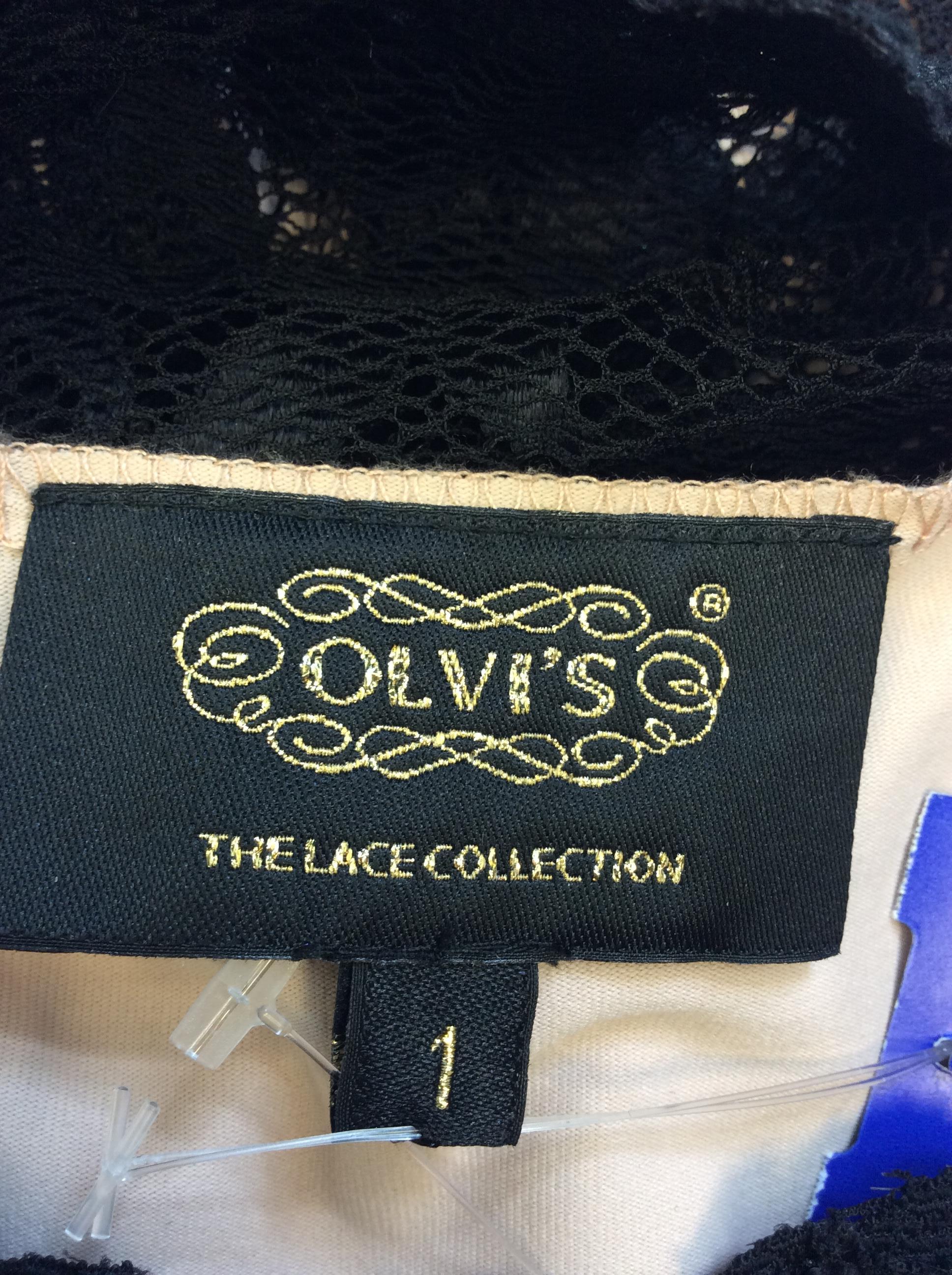 Olvi's Black Lace Dress For Sale 3