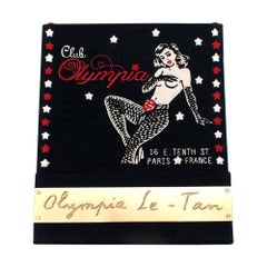 Used Olympia Le Tan Black Club Olympia Clutch Bag