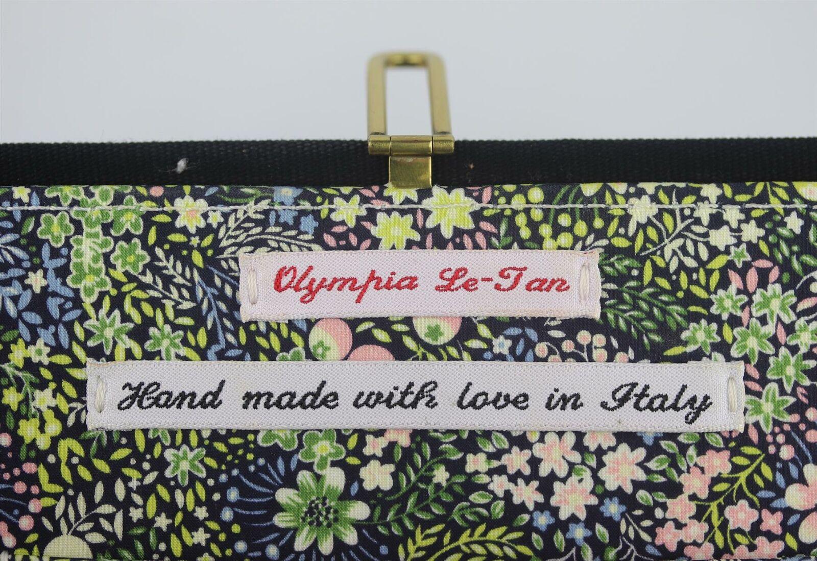 Olympia Le Tan Psycho Embroidered Canvas Book Clutch 1