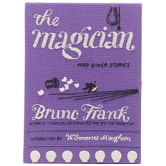 OLYMPIA LE TAN The Magician Bruno Frank purple embroidery book clutch bag