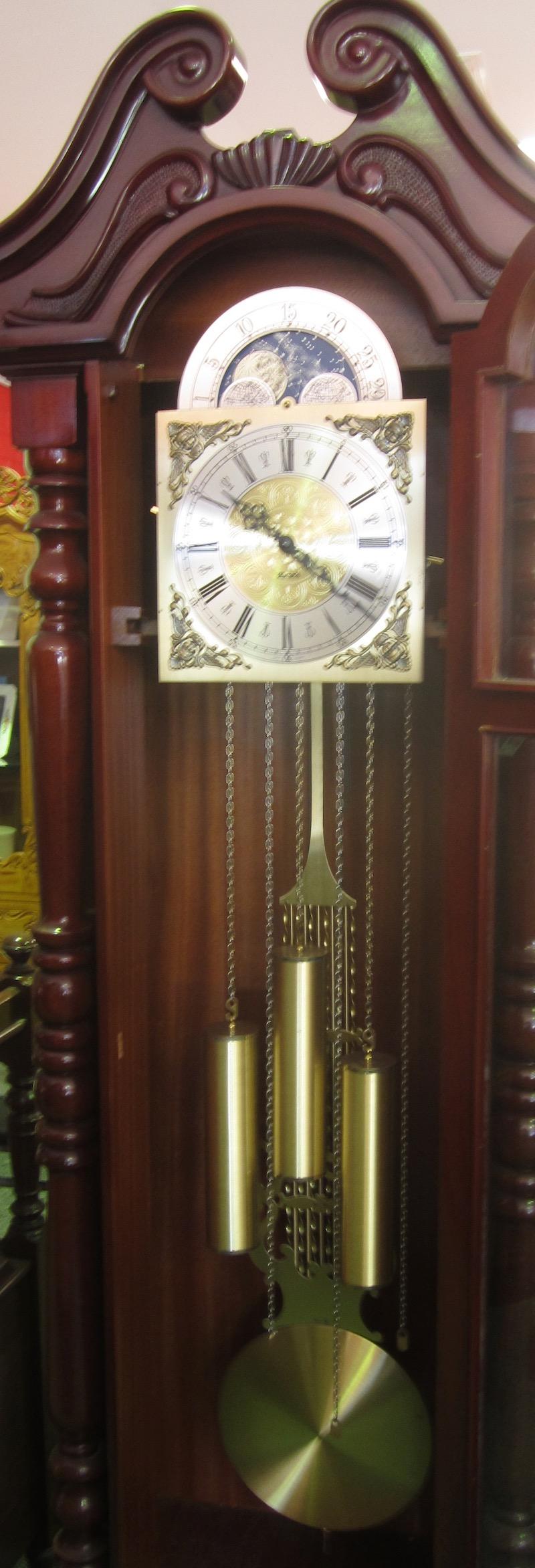 pearl grandfather clock
