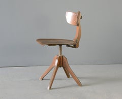 Chaise de bureau Olympia Peter Behrens par AEG Belin vers 1920