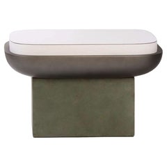 Tabouret rectangulaire Olympia de Stephane Parmentier x Giobagnara