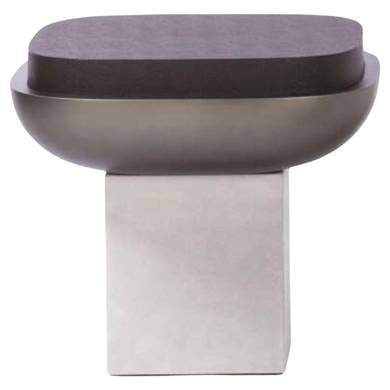 Olympia Square Stool by Stephane Parmentier x Giobagnara