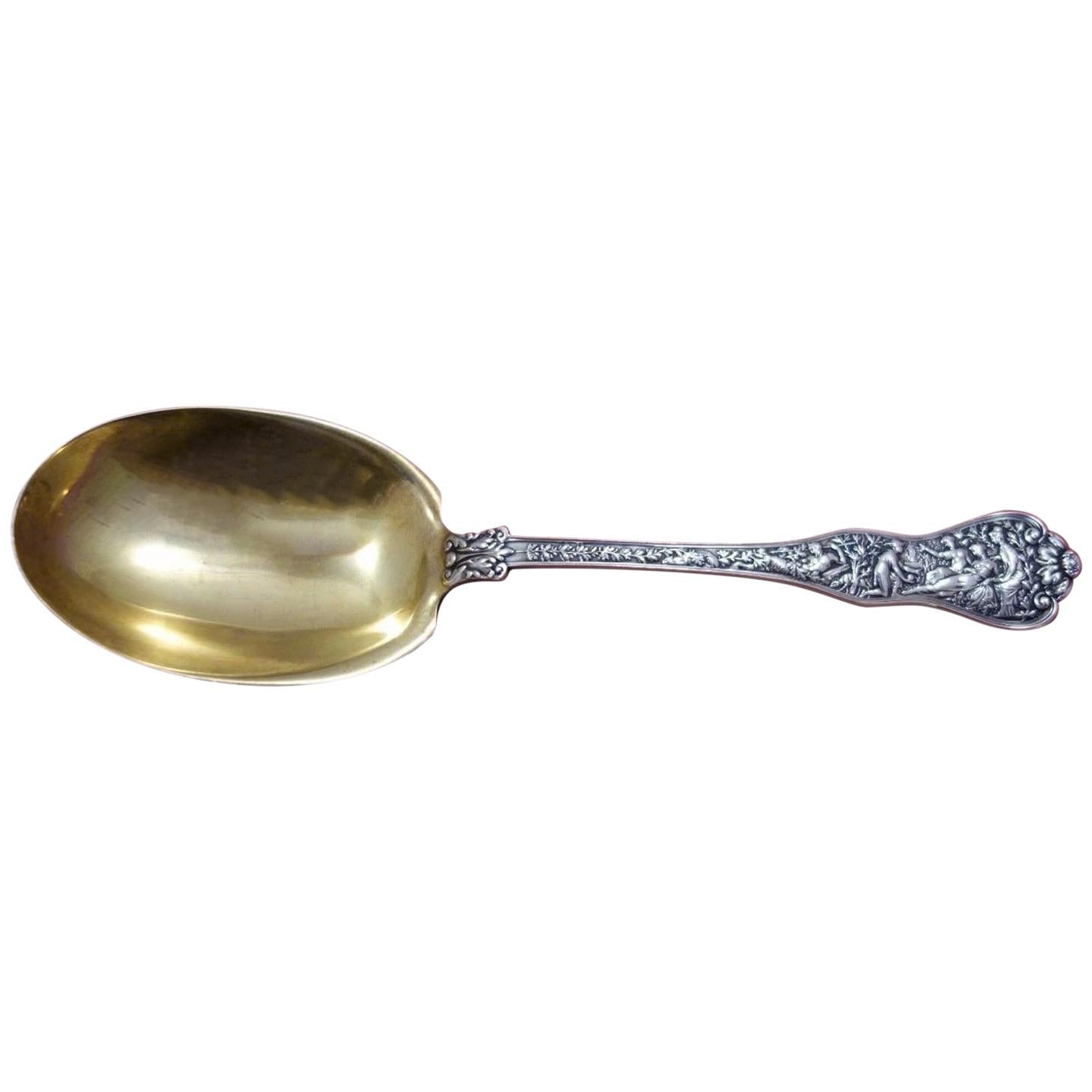 Olympian by Tiffany & Co. Sterling Silver Berry Spoon Gold Washed Plain