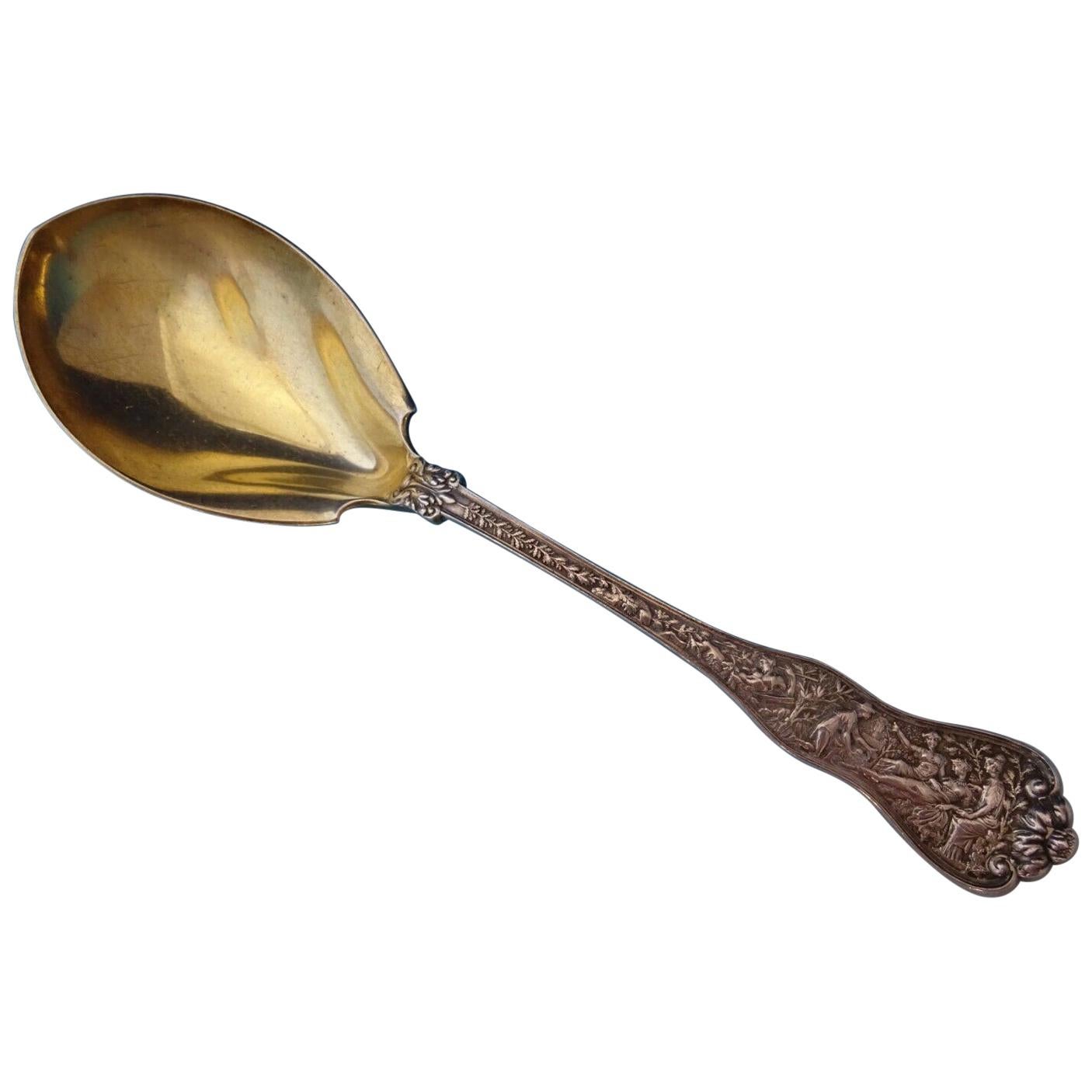 Ailanthus by Tiffany and Co. Sterling Silver Berry Spoon Gold Washed