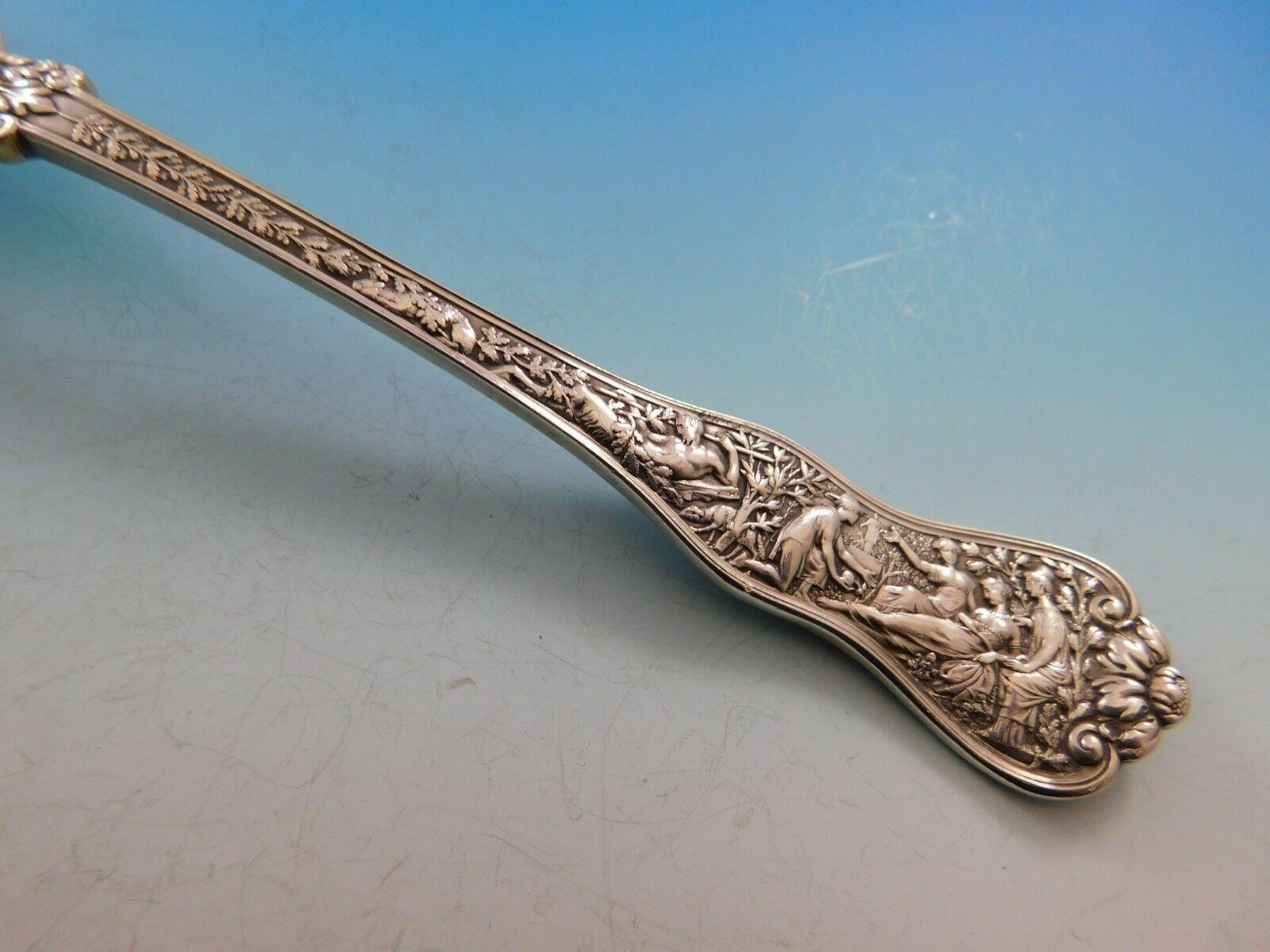 Olympian by Tiffany & Co. Sterling Silver Fish Server Gold Washed In Excellent Condition In Big Bend, WI