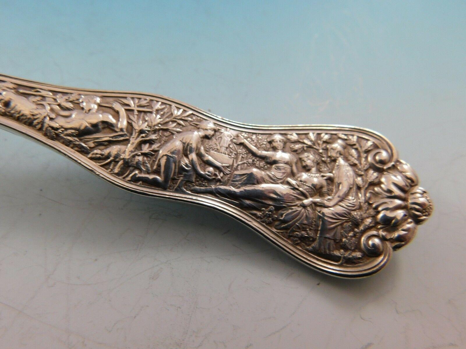 Olympian by Tiffany and Co Sterling Silver Fish Server Motif # 3 In Excellent Condition In Big Bend, WI