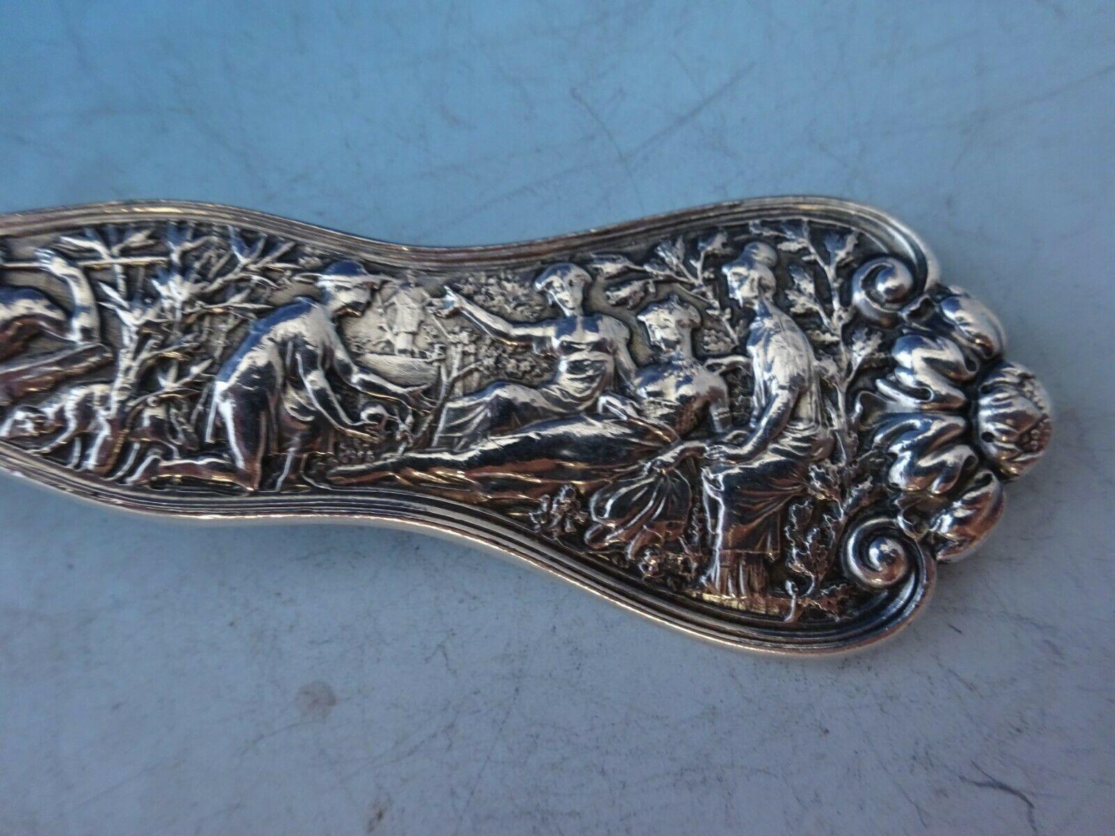 Olympian von Tiffany & Co. Antike geraffte antike Fischserviergabel aus Sterlingsilber 1