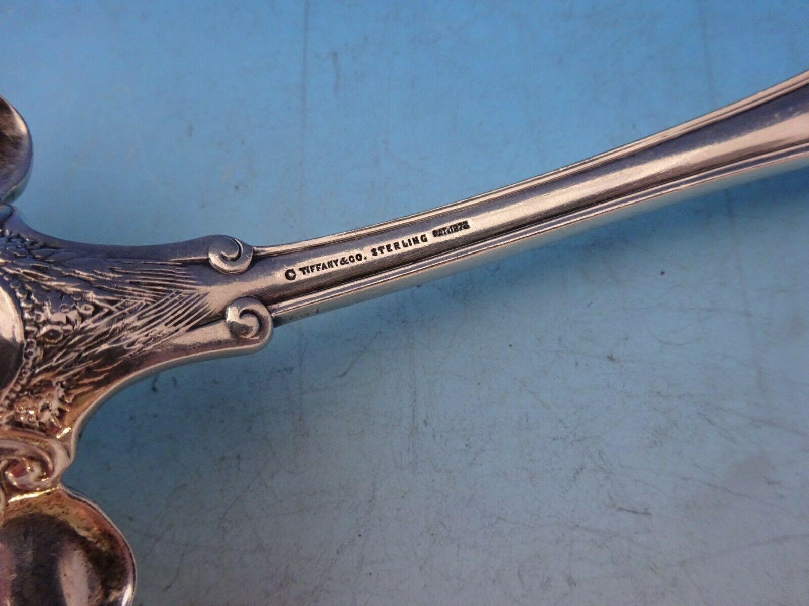 Olympian von Tiffany & Co. Antike geraffte antike Fischserviergabel aus Sterlingsilber 5