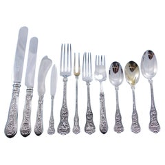 Olympian von Tiffany & Co Sterlingsilber-Besteck-Set 12 Service 139 Teile Abendessen, Olympian