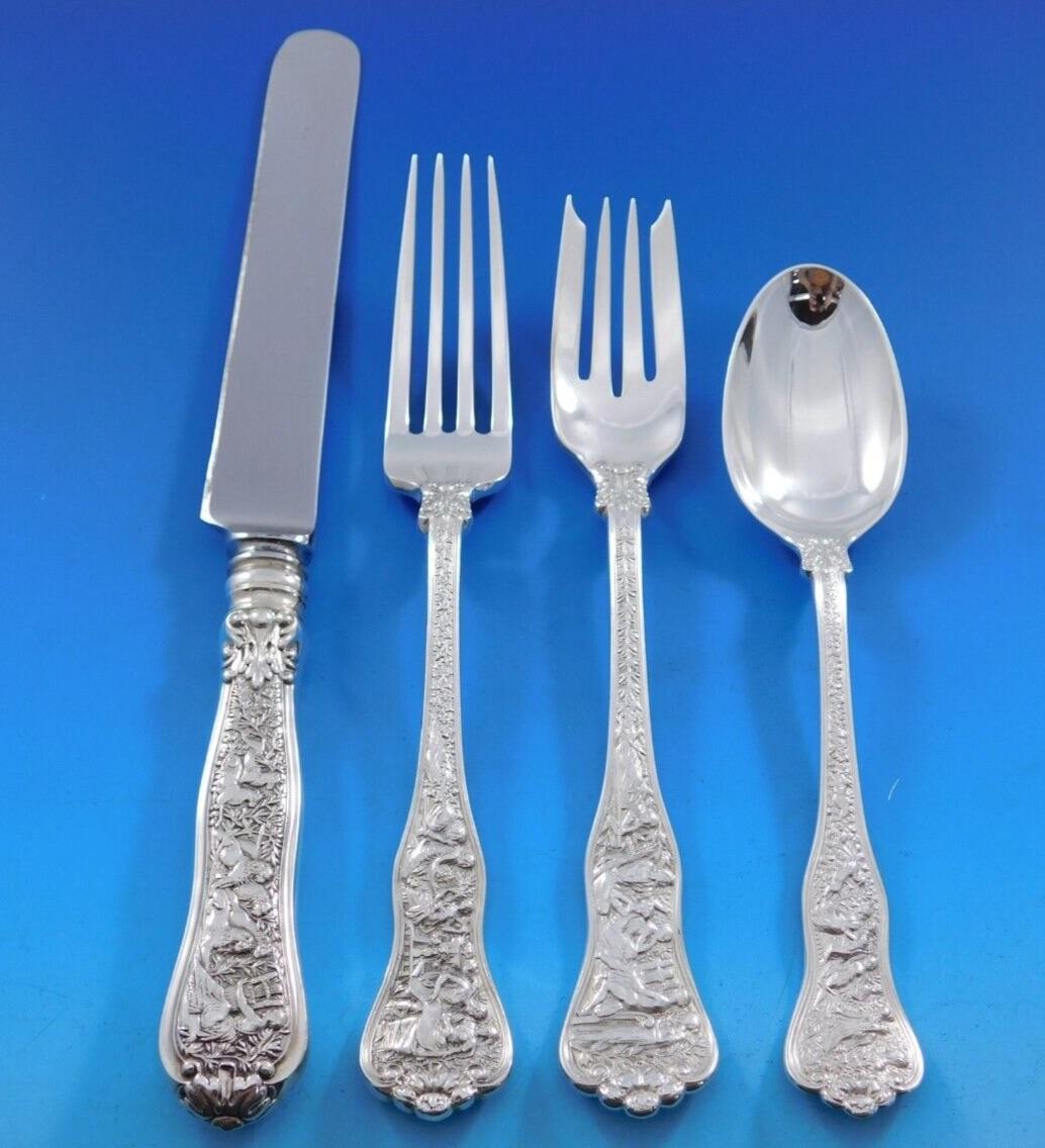 Olympian by Tiffany and Co Sterling Silber Besteck Set 12 Service, 74 Pieces im Angebot 5