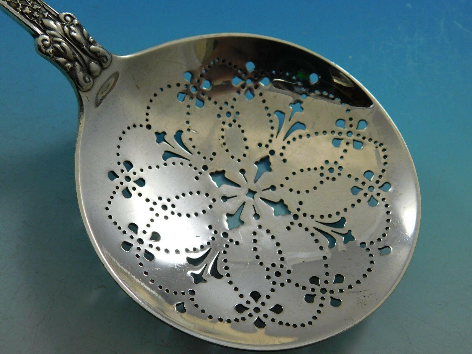 Olympian by Tiffany & Co Sterling Silver Pea Serving Spoon Pierced 2