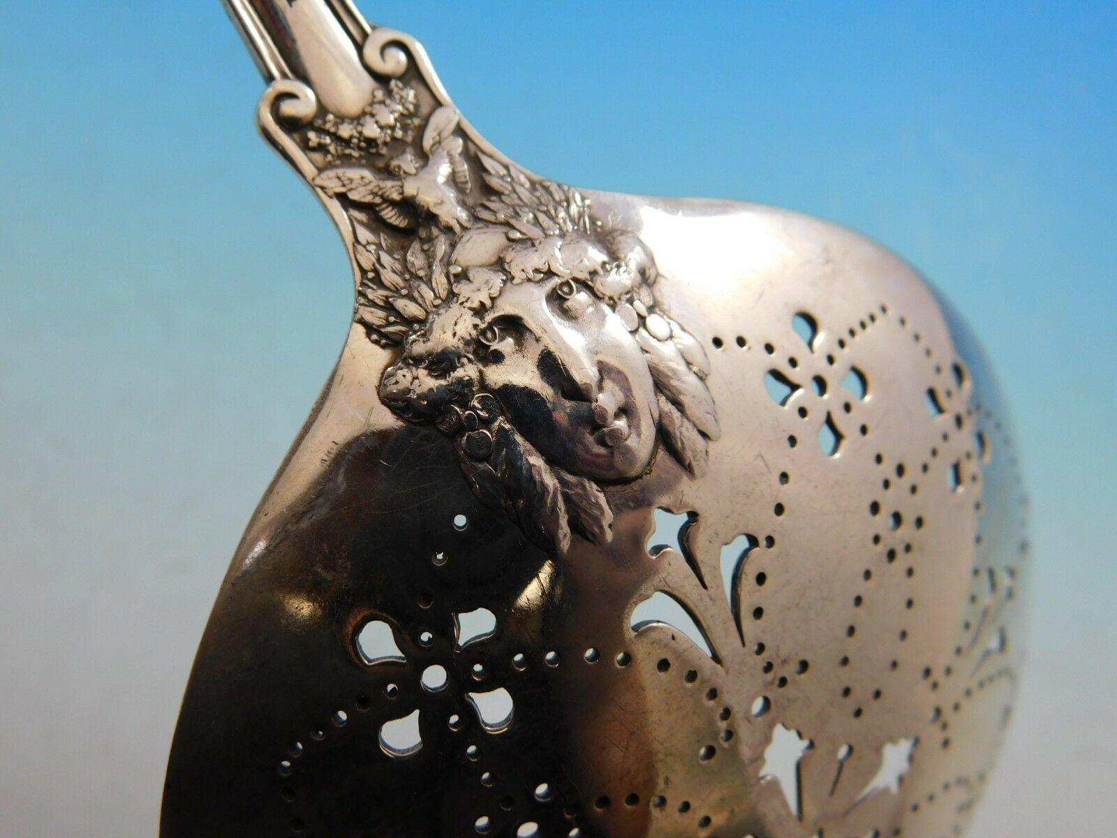 Olympian by Tiffany & Co Sterling Silver Pea Serving Spoon Pierced 5