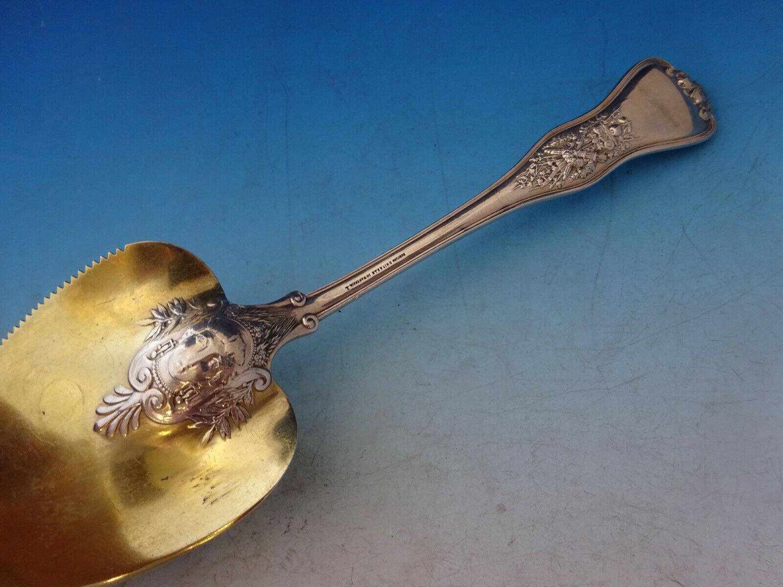 Olympian von Tiffany & Co Sterlingsilber-Tortenheber GW FH AS, gezahnt 2