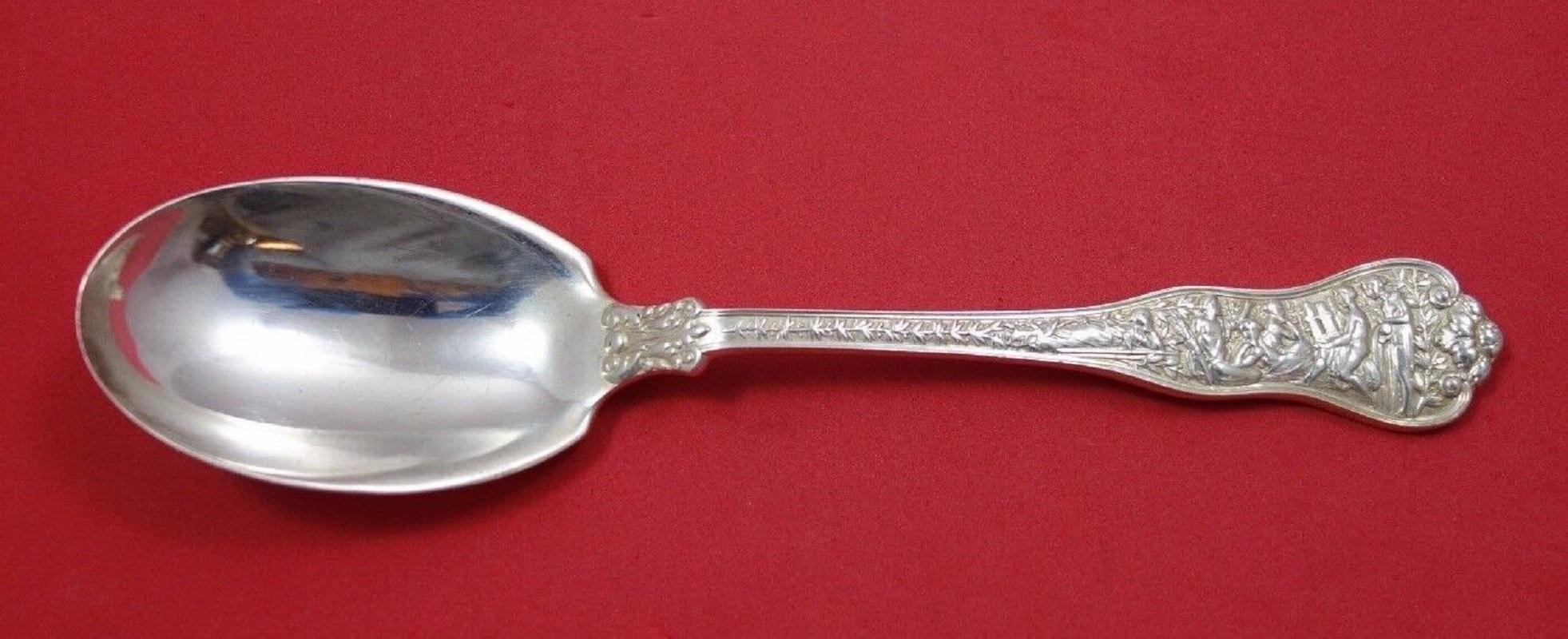 Olympian by Tiffany & Co. Sterling Silver Preserve Spoon In Excellent Condition In Big Bend, WI