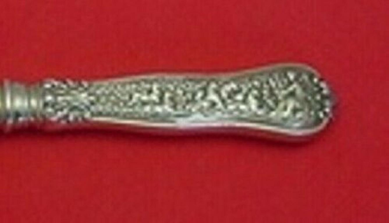 Sterling silver hollow handle with blunt silver plate blade regular knife 9 3/8