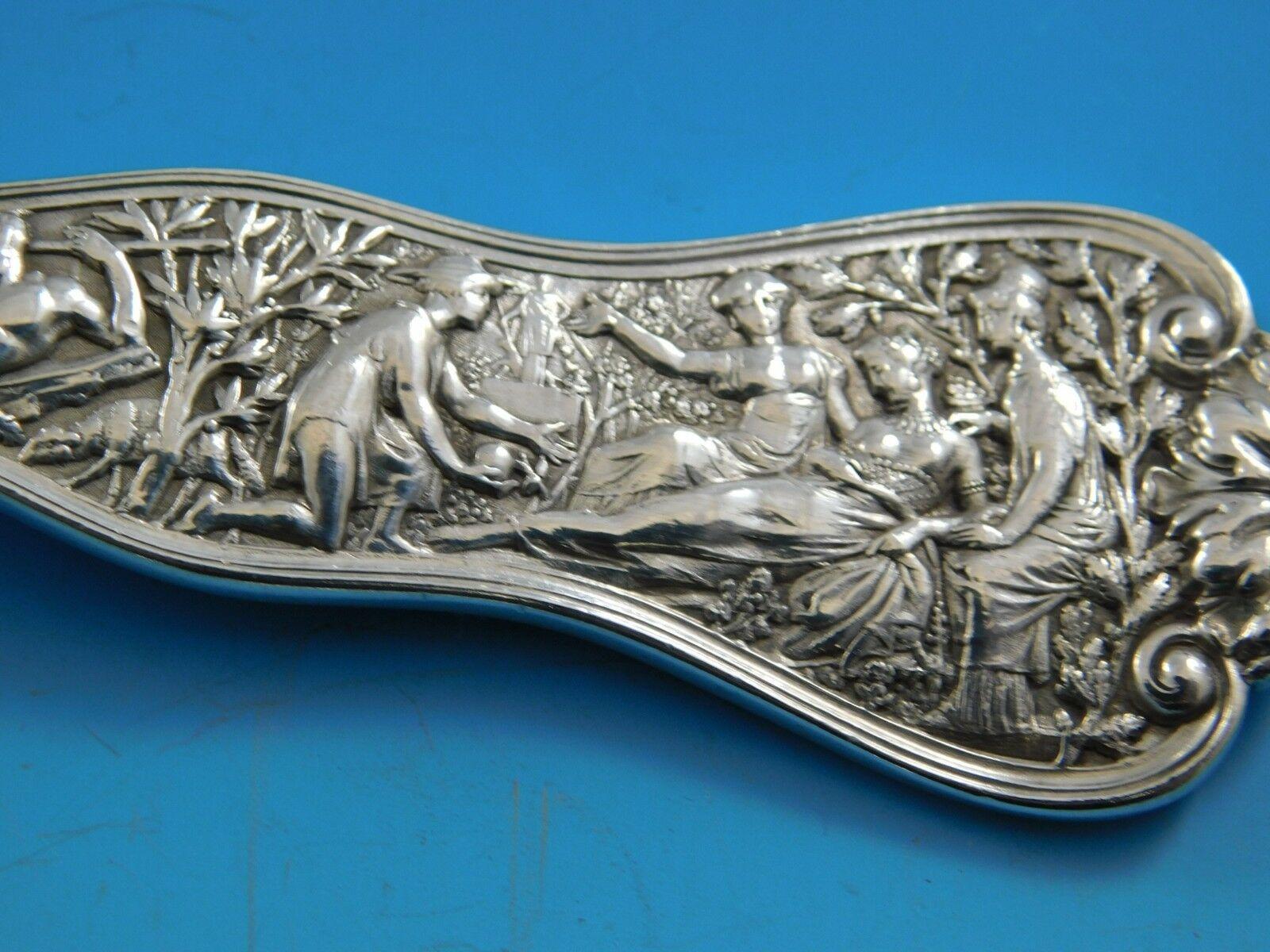 Olympian by Tiffany & Co Sterling Silver Salad Serving Set Gold Washed In Excellent Condition In Big Bend, WI
