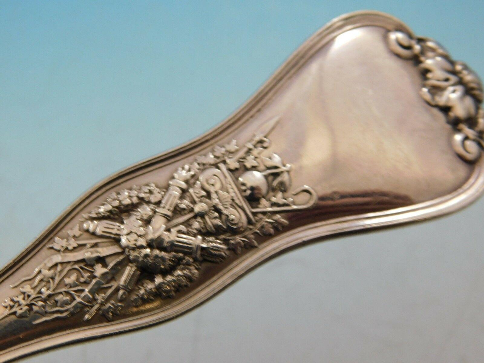 Olympian by Tiffany & Co Sterling Silver Salad Serving Set Gold Washed 2