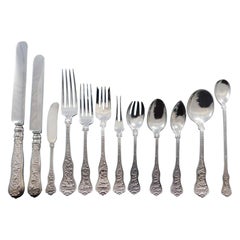 Olympian by Tiffany Co Sterling Silver Flatware Service for 12 Set 144 Pc Dinner