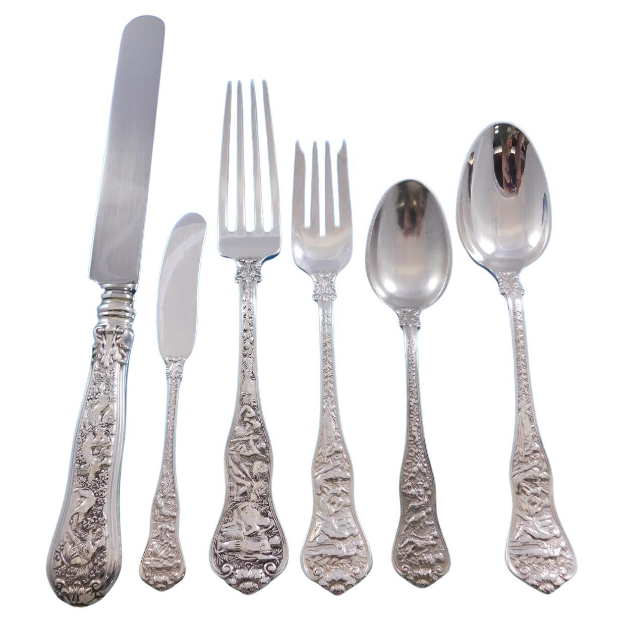 48 Pcs Silverware Set for 8 Stainless Steel Flatware Cutlery