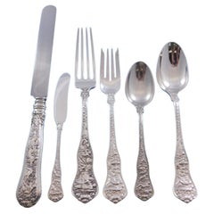 Antique Olympian by Tiffany & Co Sterling Silver Flatware Service for 8 Set 48 Pc Dinner