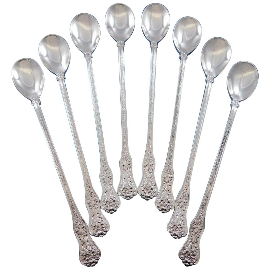 Olympian by Tiffany & Co Sterling Silver Set of 8 Iced Tea Spoons New Unused For Sale